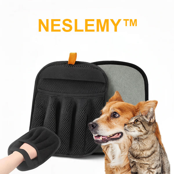 🐾 NESLEMY™ - #1 Best Selling Pet Cleaning Glove