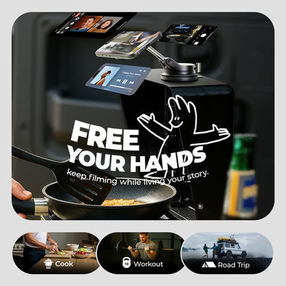 Vacuum Magnetic Car Phone Holder