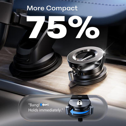 Vacuum Magnetic Car Phone Holder