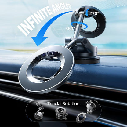 Vacuum Magnetic Car Phone Holder