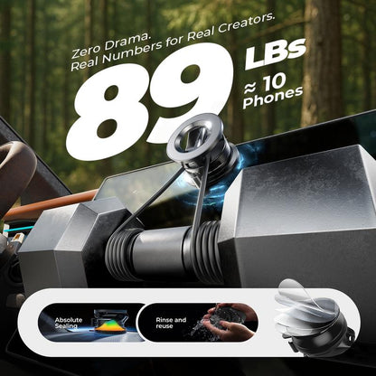 Vacuum Magnetic Car Phone Holder